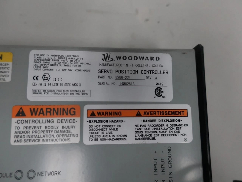 Woodward 8200-224 Woodward 8200-224