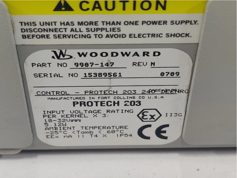 Woodward 9907-147 Woodward 9907-147