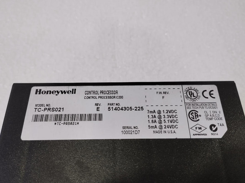 Honeywell TC-PRS021 Honeywell TC-PRS021