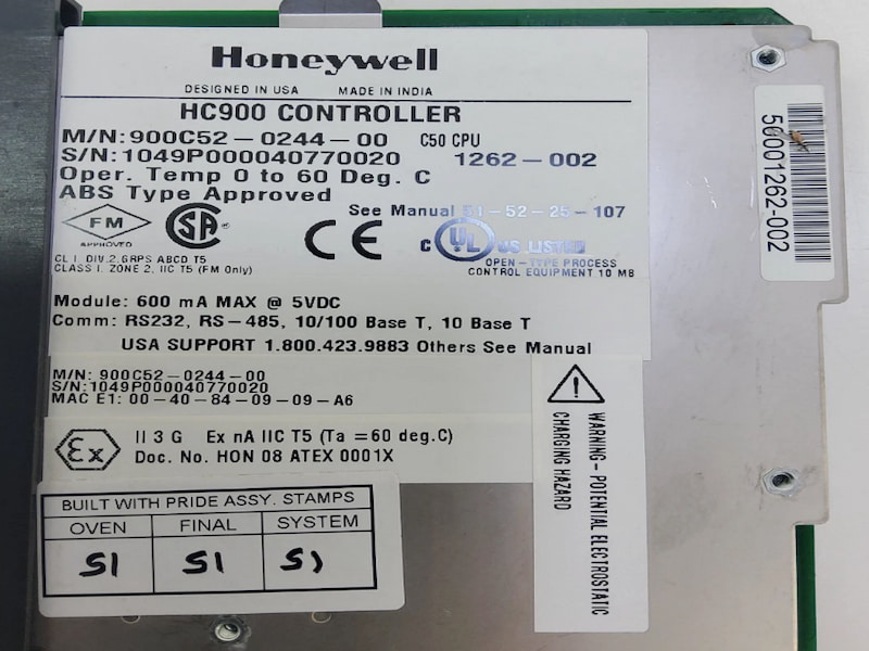 Honeywell 900C52-0244-00
