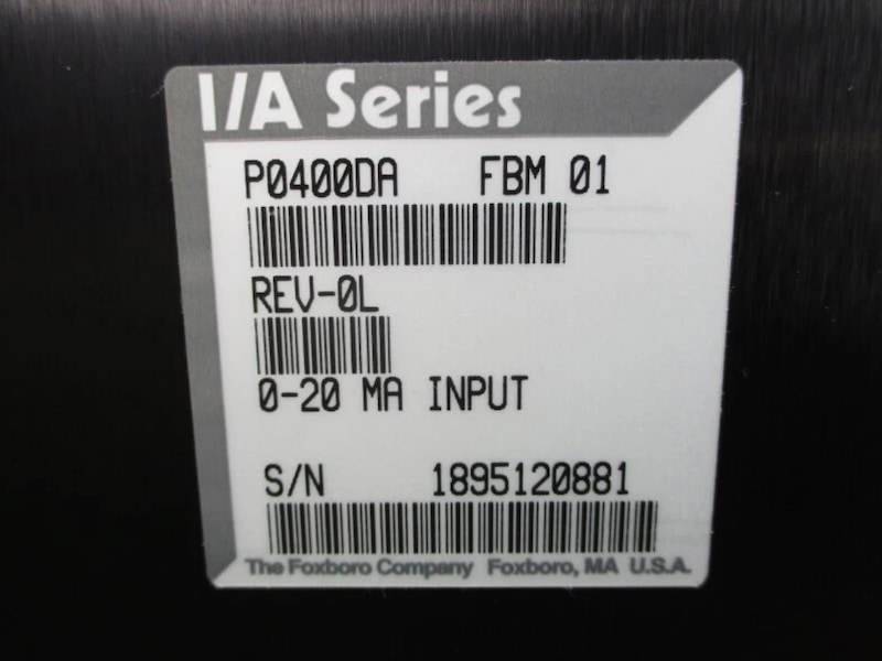 Foxboro P0400DAFBM1