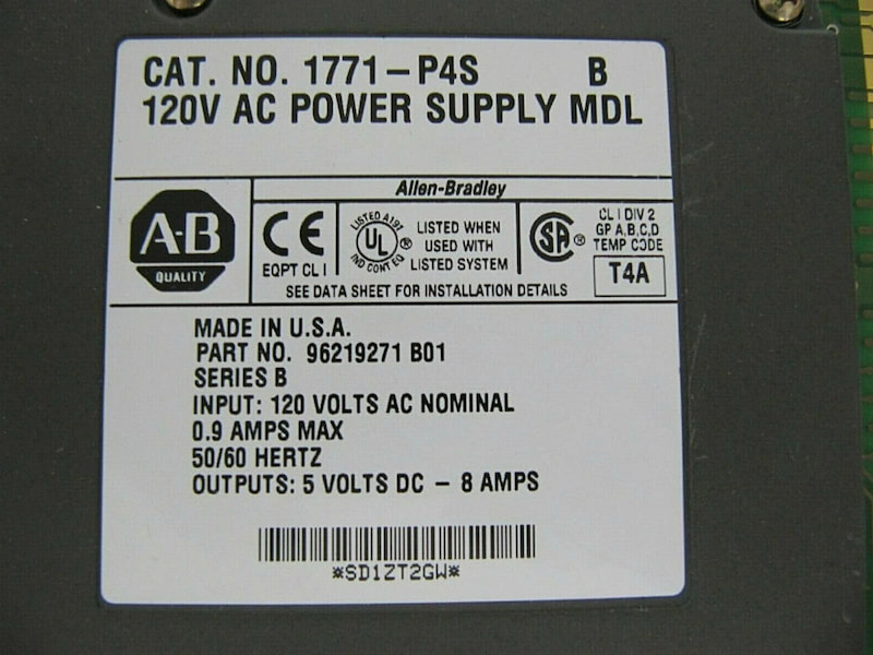 Allen-Bradley 1771-P4S