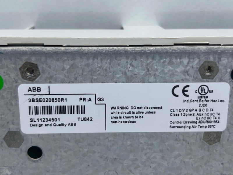 ABB TU842 3BSE020850R1 ABB TU842 3BSE020850R1